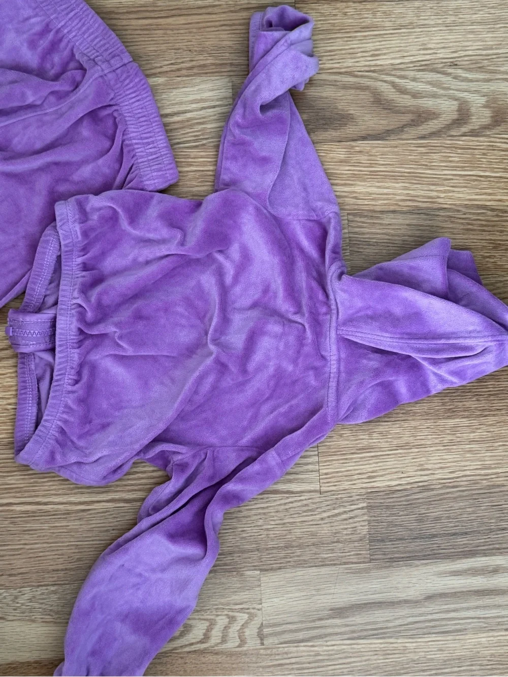 Nike Lavender Velour Hoodie & Jogger Set